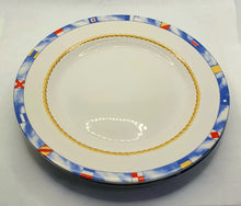 Last inn bildet i Galleri-visningsprogrammet, 2 stk. maritime frokosttallerkener. Habitat Americana - Regatta.