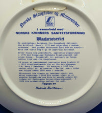Last inn bildet i Galleri-visningsprogrammet, Platte fra Figgjo - Blaafarveværket. Stempel på baksiden.