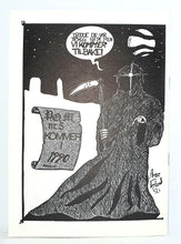 Last inn bildet i Galleri-visningsprogrammet, Procession of Mourners nr. 4 - 1990. Bakside.