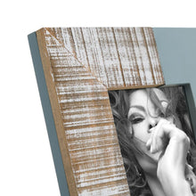 Last inn bildet i Galleri-visningsprogrammet, Fotoramme 28 x 2,2 x 33 cm Blå Tre Hvit