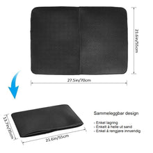 Last inn bildet i Galleri-visningsprogrammet, Matte for oppsamling av kattesand. Sammenleggbar variant.