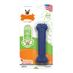 Dog teether Nylabone Plaque Attacker Naturell Størrelse S Kylling Termoplastisk
