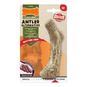 Dog teether Nylabone Dura Chew Horn Størrelse M Nylon Hjort