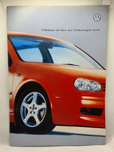 Last inn bildet i Galleri-visningsprogrammet, Brosjyre - 1998 Volkswagen Golf IV. 
