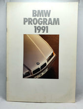 Last inn bildet i Galleri-visningsprogrammet, Brosjyre - 1991 BMW Program - felles brosjyre for samtlige BMW bilmodeller
