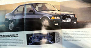 Brosjyre - 1991 BMW Program - felles brosjyre for samtlige BMW bilmodeller