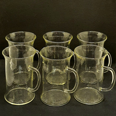 Seks stykk glass for Irish Coffee.