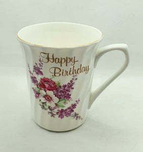 Søt kopp i kinesisk porselen - Happy Birthday.