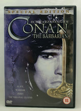 Last inn bildet i Galleri-visningsprogrammet, DVD film Conan the Barbarian.
