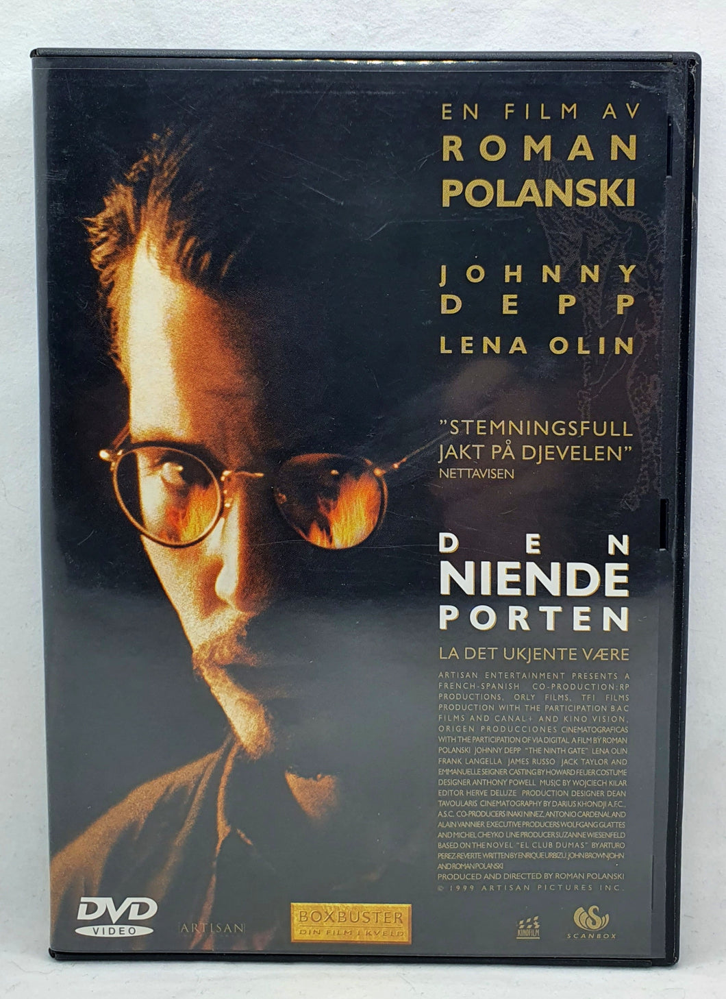 DVD film Den Niende Porten.