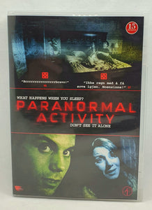 DVD film Paranormal Activity.