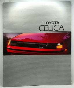 Toyota Celica brosjyre fra 1980-tallet. Forside.