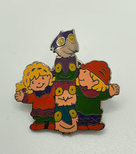 Last inn bildet i Galleri-visningsprogrammet, OL pin med maskotene Kristin, Håkon og Snowlets.
