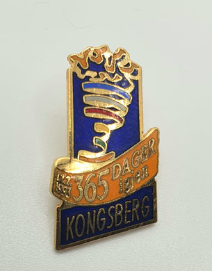 OL pin utgitt i 1993 - Kongsberg 365 dager igjen.