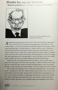 Stopp Galskapen - norske tegnere mot Jacques Chirac fra 1995. Fra innholdet.