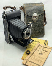 Last inn bildet i Galleri-visningsprogrammet, Vintage Coronet folding kamera
