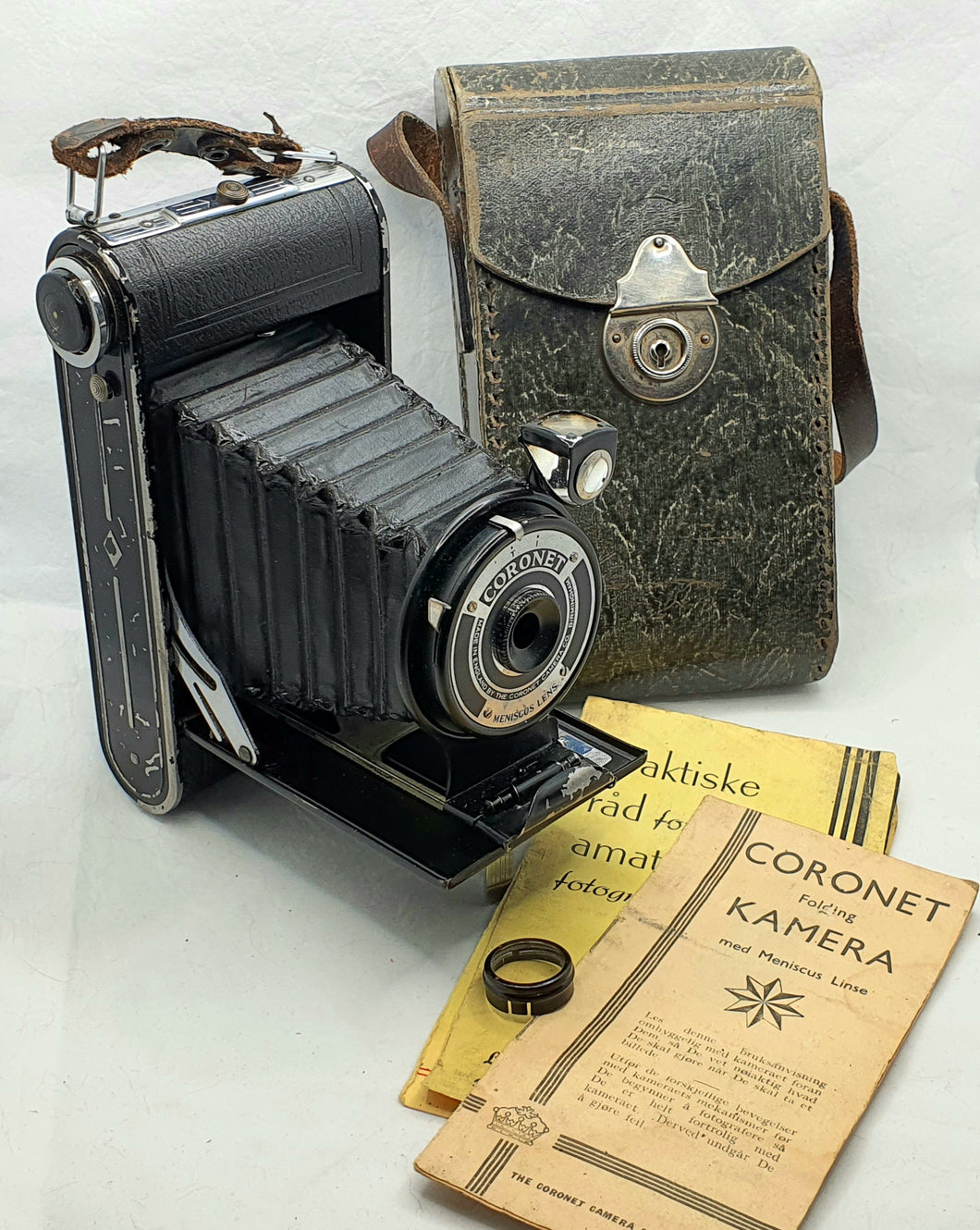 Vintage Coronet folding kamera