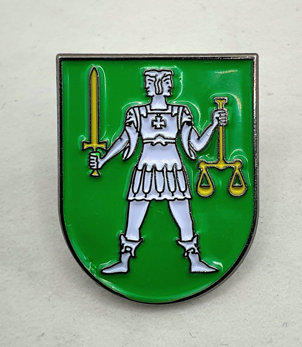 Kommune pin fra Kongsberg kommune, stor.