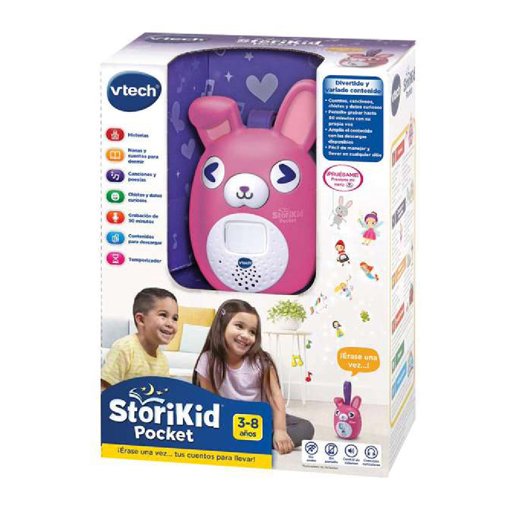 Interaktivt leketøy StoriKid Vtech Rosa (ES)