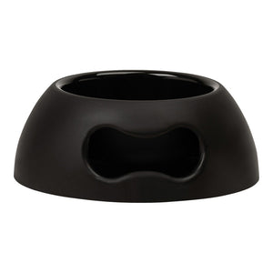 Hundemater United Pets Svart polypropylen (Ø 24,5 cm)