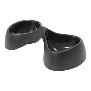 Hundemater United Pets Biciò Dobbel Svart polypropylen (30 x 15 cm)