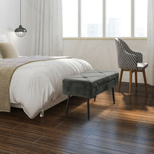 Last inn bildet i Galleri-visningsprogrammet, Foten på sengen Furutre Polyester Tre MDF (34 x 42 x 80 cm)
