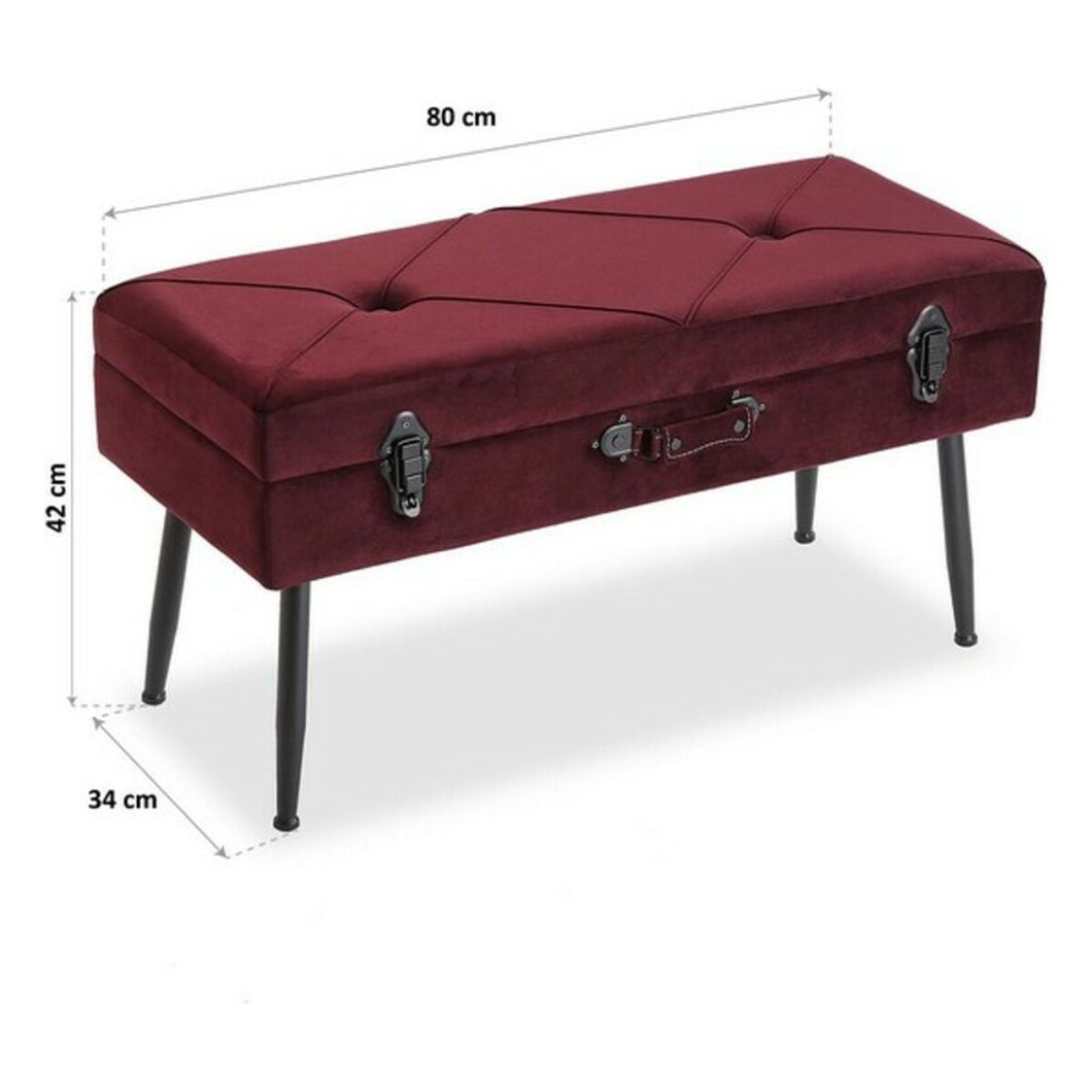 Foten på sengen Furutre Polyester Tre MDF (34 x 42 x 80 cm)