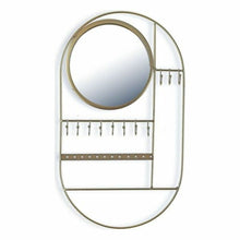 Last inn bildet i Galleri-visningsprogrammet, Dørhenger Versa Circle Speil Metall (2,5 x 37 x 21,5 cm)
