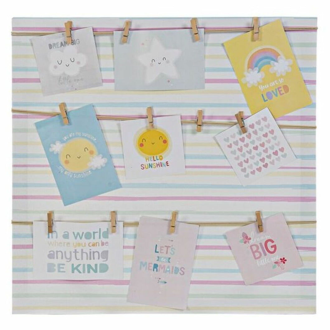 Fotoramme DKD Home Decor Sunshine Læret (50 x 2 x 50 cm)