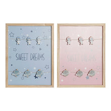 Last inn bildet i Galleri-visningsprogrammet, Fotoramme med Klemmer DKD Home Decor Sweet Dreams Tre MDF (40 x 40 x 3 cm) (2 pcs)
