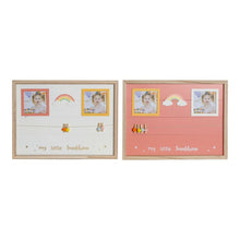 Last inn bildet i Galleri-visningsprogrammet, Fotoramme med Klemmer DKD Home Decor Tre MDF Regnbue (2 pcs) (42 x 2 x 32 cm)
