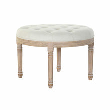 Last inn bildet i Galleri-visningsprogrammet, Krakk DKD Home Decor 8424001794409 Naturell Beige Lin Gummitre (70 x 70 x 47 cm)
