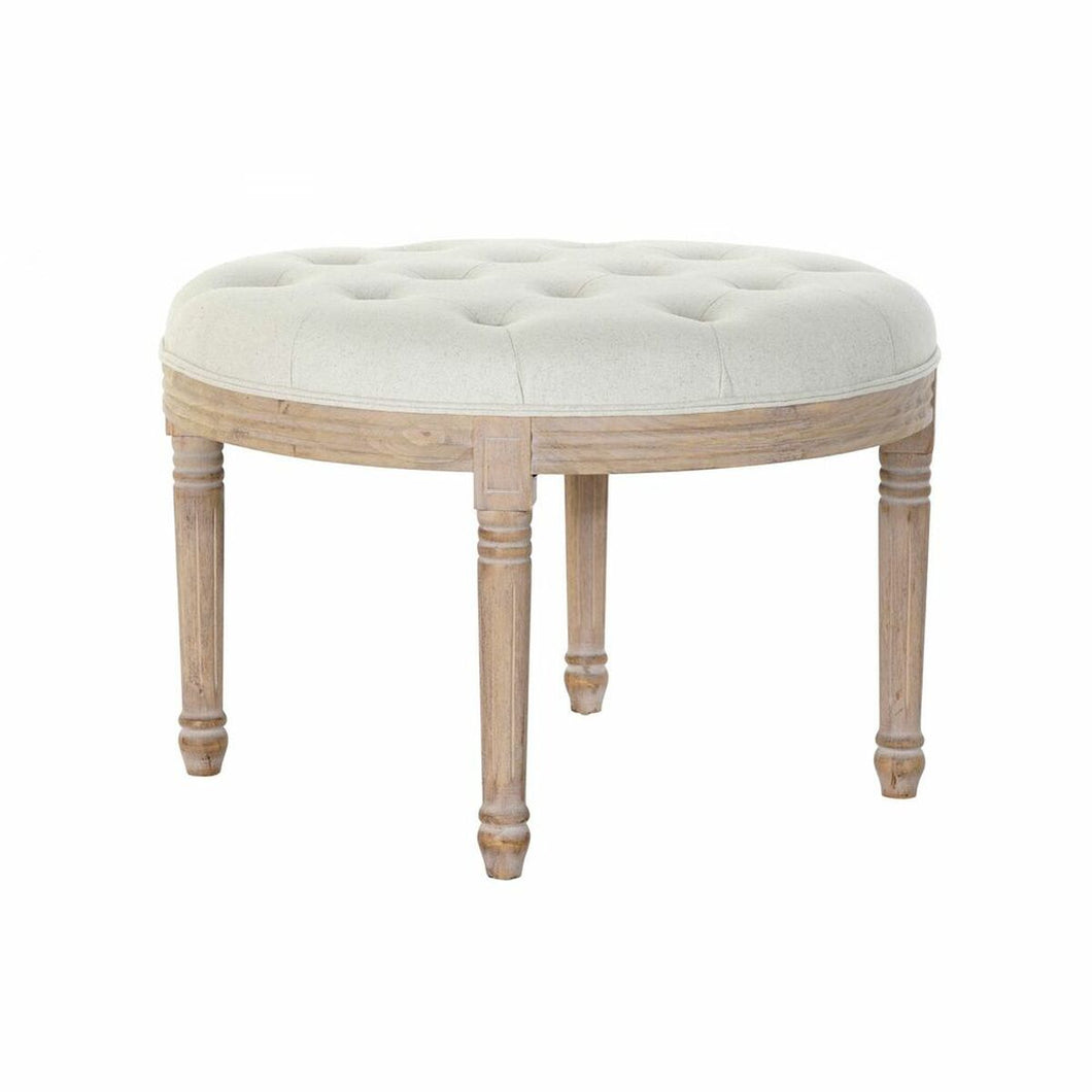 Krakk DKD Home Decor 8424001794409 Naturell Beige Lin Gummitre (70 x 70 x 47 cm)