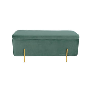 Krakk DKD Home Decor   Gyllen Metall Polyester Fløyel Grønn (110 x 44 x 44 cm)