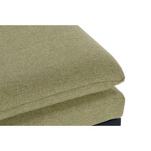 Foot-of-bed Bench DKD Home Decor Svart Grønn Polyester Aluminium Jern (80 x 36 x 35 cm)