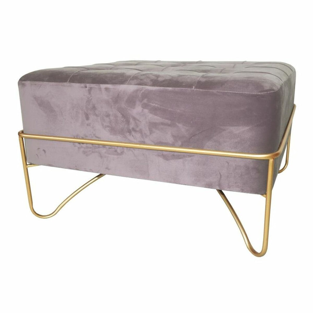 Krakk DKD Home Decor Rosa Polyester Skum Metall Gyllen Tre MDF (80 x 80 x 47 cm)