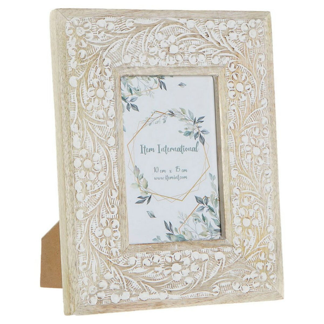 Fotoramme DKD Home Decor S3021582 Brun Treverk av mangotre Indianer (10 x 15 cm) (20 x 2 x 25 cm)
