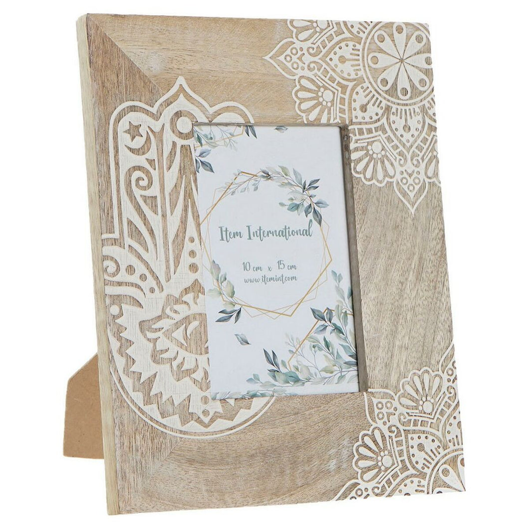 Fotoramme DKD Home Decor Treverk av mangotre Indianer (20 x 2 x 25 cm)