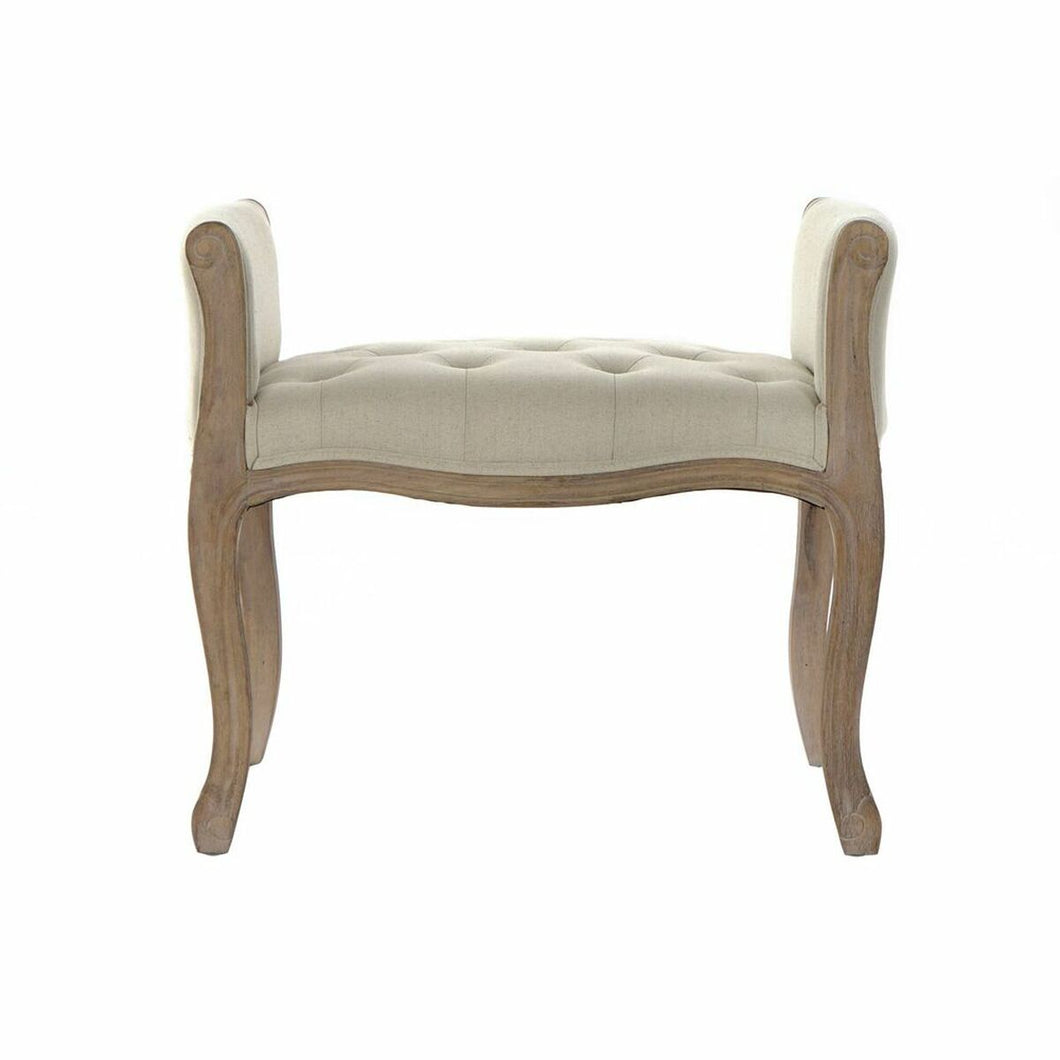 Krakk DKD Home Decor   Naturell Grå Polyester Fløyel Gummitre (65 x 46 x 60,5 cm)