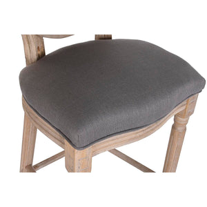 Krakk DKD Home Decor Gran Lin Mørke Grå (48 x 42 x 121 cm)