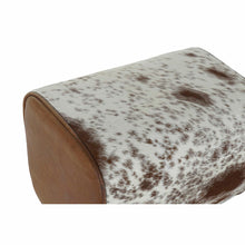 Last inn bildet i Galleri-visningsprogrammet, Krakk DKD Home Decor Svart Tre Brun Lær Hvit (50 x 35 x 75 cm)
