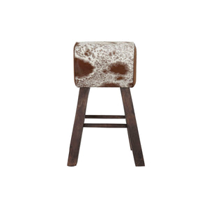 Krakk DKD Home Decor Svart Tre Brun Lær Hvit (50 x 35 x 75 cm)