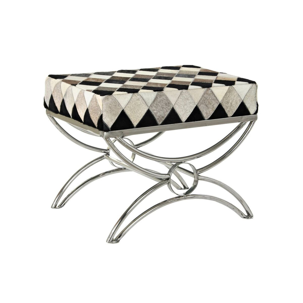 Krakk DKD Home Decor Sølv Svart Brun Hvit (53 x 40 x 43 cm)