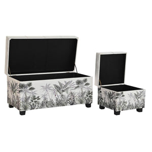 Krakk DKD Home Decor Svart Beige Grønn (3 pcs) (80 x 40 x 43 cm)
