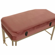 Last inn bildet i Galleri-visningsprogrammet, Krakk DKD Home Decor Rosa Gyllen (80 x 40 x 47 cm) (2 pcs)
