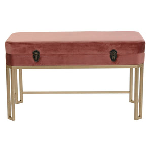 Krakk DKD Home Decor Rosa Gyllen (80 x 40 x 47 cm) (2 pcs)