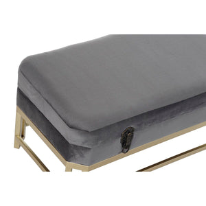 Krakk DKD Home Decor Grå Gyllen (80 x 40 x 47 cm) (2 pcs)