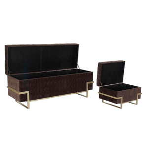 Krakk DKD Home Decor Gyllen Brun (120 x 42 x 48 cm) (3 pcs)