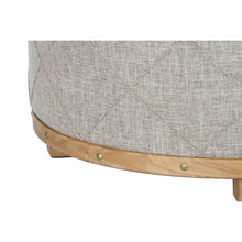 Last inn bildet i Galleri-visningsprogrammet, Oppbevaringskiste med sete DKD Home Decor Beige Tre Polyester (80 x 80 x 43 cm)

