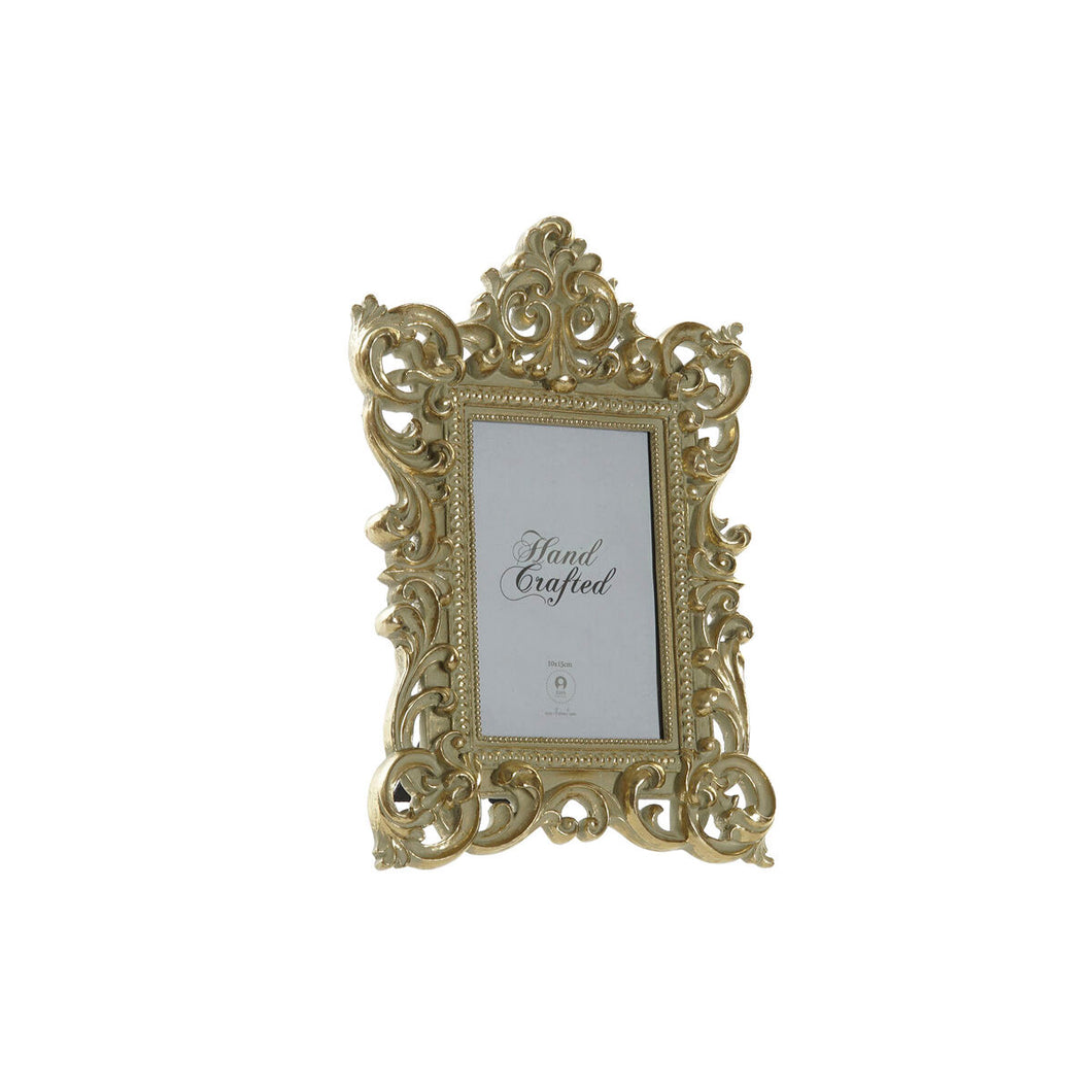 Fotoramme DKD Home Decor Gyllen Harpiks Shabby Chic (19,3 x 2,8 x 29 cm)